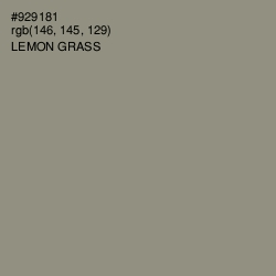 #929181 - Lemon Grass Color Image
